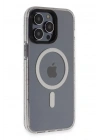 Mey İthalat®   iPhone 14 Pro Max Kılıf Tigra Magsafe Kapak - Beyaz