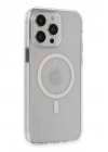 Mey İthalat®  iPhone 14 Pro Max Kılıf Tron Şeffaf Magsafe Kapak - Şeffaf