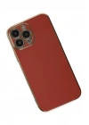 Mey İthalat®  iPhone 14 Pro Max Kılıf Volet Silikon - Kırmızı