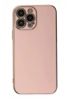 Mey İthalat®  iPhone 14 Pro Max Kılıf Volet Silikon - Pembe