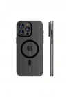 Mey İthalat®  iPhone 14 Pro Max Line Magsafe Kapak - Gri