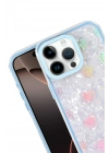 Mey İthalat®   iPhone 14 Pro Max Lumi Desenli Kapak - Mavi