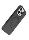 Mey İthalat®   iPhone 14 Pro Max Regal Magsafe Standlı Kapak - Titan Gri