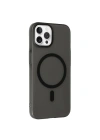 Mey İthalat®  iPhone 14 Pro Tuna PC Slim Magsafe Kapak - Siyah