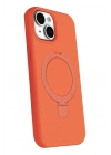 Mey İthalat®   iPhone 14 Regal Magsafe Standlı Kapak - Turuncu