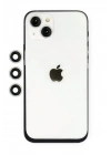 Mey İthalat®  iPhone 14 Shine Kamera Lens - Gümüş
