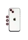 Mey İthalat®  iPhone 14 Shine Kamera Lens - Kırmızı