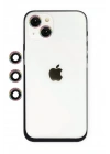 Mey İthalat®  iPhone 14 Shine Kamera Lens - Rainbow