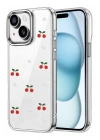 Mey İthalat®   iPhone 15 Fiyonk Desenli Kapak - Desen 9