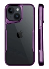 Mey İthalat®  iPhone 15 Kılıf Boyi Silikon Kapak - Derin Mor