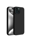 Mey İthalat®   iPhone 15 Kılıf First Silikon - Siyah