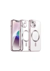 Mey İthalat®  iPhone 15 Kılıf Kross Magneticsafe Kapak - Rose