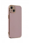 Mey İthalat®  iPhone 15 Kılıf Volet Silikon - Mor