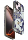 Mey İthalat®  iPhone 15 Plus Flower Series Magsafe Kapak - Gri