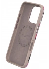 Mey İthalat®  iPhone 15 Plus Flower Series Magsafe Kapak - Mavi