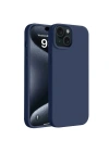 Mey İthalat®  iPhone 15 Plus Kılıf First Silikon - Lacivert