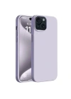 Mey İthalat®  iPhone 15 Plus Kılıf First Silikon - Lila