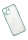 Mey İthalat®  iPhone 15 Plus Kılıf Montreal Silikon Kapak - Açık Yeşil
