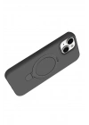 Mey İthalat®   iPhone 15 Plus Regal Magsafe Standlı Kapak - Titan Gri