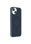 Mey İthalat®  iPhone 15 Plus Tuna PC Slim Magsafe Kapak - Lacivert