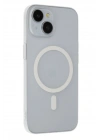 Mey İthalat®  iPhone 15 Plus Tuna PC Slim Magsafe Kapak - Şeffaf