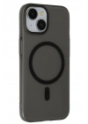Mey İthalat®  iPhone 15 Plus Tuna PC Slim Magsafe Kapak - Siyah