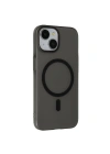 Mey İthalat®  iPhone 15 Plus Tuna PC Slim Magsafe Kapak - Siyah