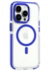 Mey İthalat®  iPhone 15 Pro Bella Magsafe Kapak - Mavi