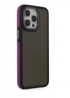 Mey İthalat®  iPhone 15 Pro Harvel Kapak - Derin Mor