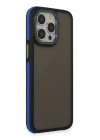 Mey İthalat®  iPhone 15 Pro Harvel Kapak - Lacivert
