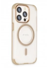 Mey İthalat®  iPhone 15 Pro Hilton Magsafe Kapak - Gold