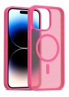 Mey İthalat®  iPhone 15 Pro Jota Magsafe Kapak - Rose