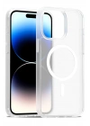Mey İthalat®  iPhone 15 Pro Jota Magsafe Kapak - Şeffaf