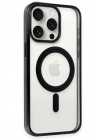 Mey İthalat®  iPhone 15 Pro Kılıf Erozi Magsafe Kapak - Siyah