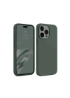 Mey İthalat®  iPhone 15 Pro Kılıf First Silikon - Koyu Yeşil