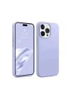 Mey İthalat®  iPhone 15 Pro Kılıf First Silikon - Lila