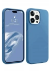 Mey İthalat®  iPhone 15 Pro Kılıf First Silikon - Mavi