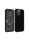 Mey İthalat®  iPhone 15 Pro Kılıf First Silikon - Siyah