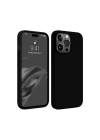 Mey İthalat®  iPhone 15 Pro Kılıf First Silikon - Siyah