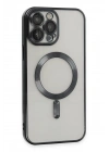 Mey İthalat®  iPhone 15 Pro Kılıf Kross Magneticsafe Kapak - Siyah