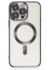 Mey İthalat®  iPhone 15 Pro Kılıf Kross Magneticsafe Kapak - Titan Gri