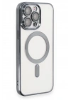 Mey İthalat®  iPhone 15 Pro Kılıf Kross Magneticsafe Kapak - Titan Gri