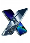 Mey İthalat®  iPhone 15 Pro Kılıf Lüx Şeffaf Silikon