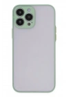 Mey İthalat®  iPhone 15 Pro Kılıf Montreal Silikon Kapak - Açık Yeşil