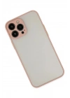Mey İthalat®  iPhone 15 Pro Kılıf Montreal Silikon Kapak - Pembe