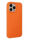 Mey İthalat®  iPhone 15 Pro Kılıf Nano içi Kadife Silikon - Turuncu