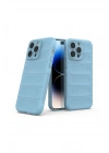Mey İthalat®  iPhone 15 Pro Kılıf Optimum Silikon - Sky Blue