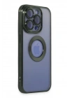 Mey İthalat®  iPhone 15 Pro Kılıf Slot Silikon - Köknar Yeşili