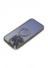 Mey İthalat®  iPhone 15 Pro Kılıf Slot Silikon - Titan Gri