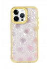 Mey İthalat®   iPhone 15 Pro Lumi Desenli Kapak - Sarı